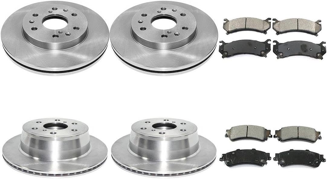 ‎A-Partrix 6PCS Brake Pads and Rotors - Front and Rear Brakes and Rotors Replacement Brake Kits fits Chevrolet Silverado 1500 2007 fits Chevy Silverado 1500 2007 fits GMC Sierra 1500 2007 A882