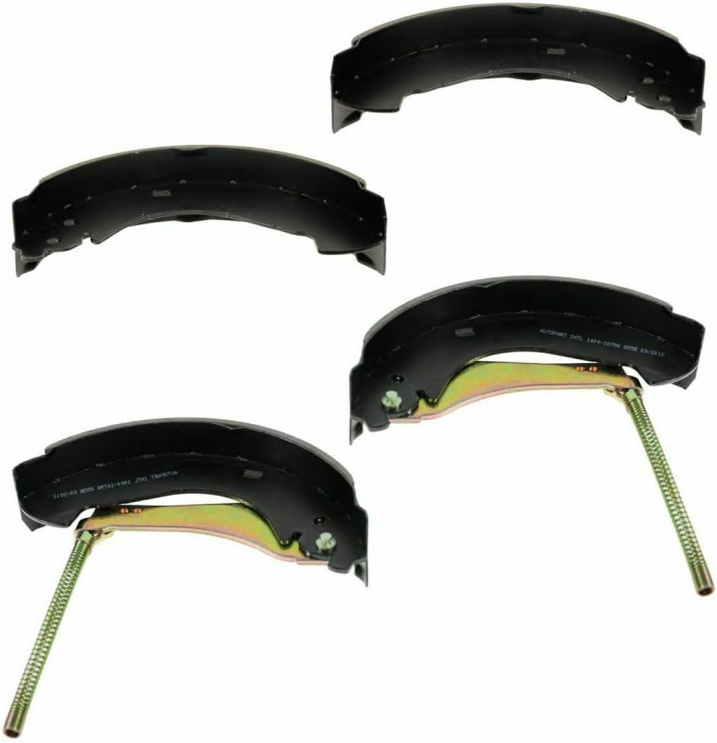 Wairau Semi Metallic Brake Pads Shoes Rotor Drum Kit W/Hardware for Chevy for Silverado 1500 2007-2008,for GMC for Sierra 1500 2007-2008 Truck Front Rear Left Right 6 Lug-Wheel Lug Count SL1223