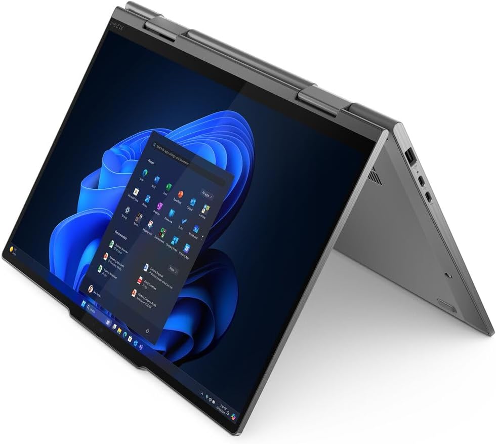Lenovo ThinkPad X1 2-in-1 Gen 10 Aura Edition, Intel Ultra 7 258V, 14' OLED 2.8K (2880x1800) 500 nits, AR, Touchscreen, 32GB DDR5, 2TB SSD, Yoga Pen, 8MP IR Camera, Wi-Fi 7, Win 11 Pro - Grey