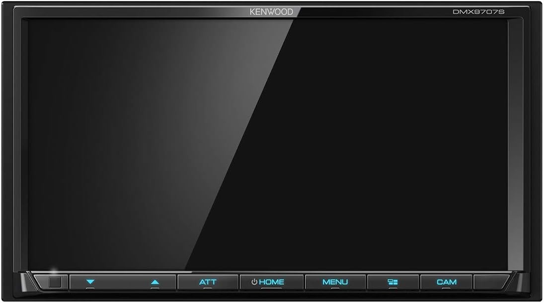 Kenwood DMX9707S 6.95' Resistive Touchscreen Digital multimedia receiver with Bluetooth (does not play CDs) | With Apple CarPlay and Android Auto (Renewed)