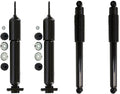 Shocks Kit Front and Rear, Shock Absorber Replacement - Car Shocks Set 4 fits Chevy Silverado 1500 Classic 2007-2007 fits GMC Sierra 1500 1999-2006 fits GMC Sierra 1500 Classic 2007-2007