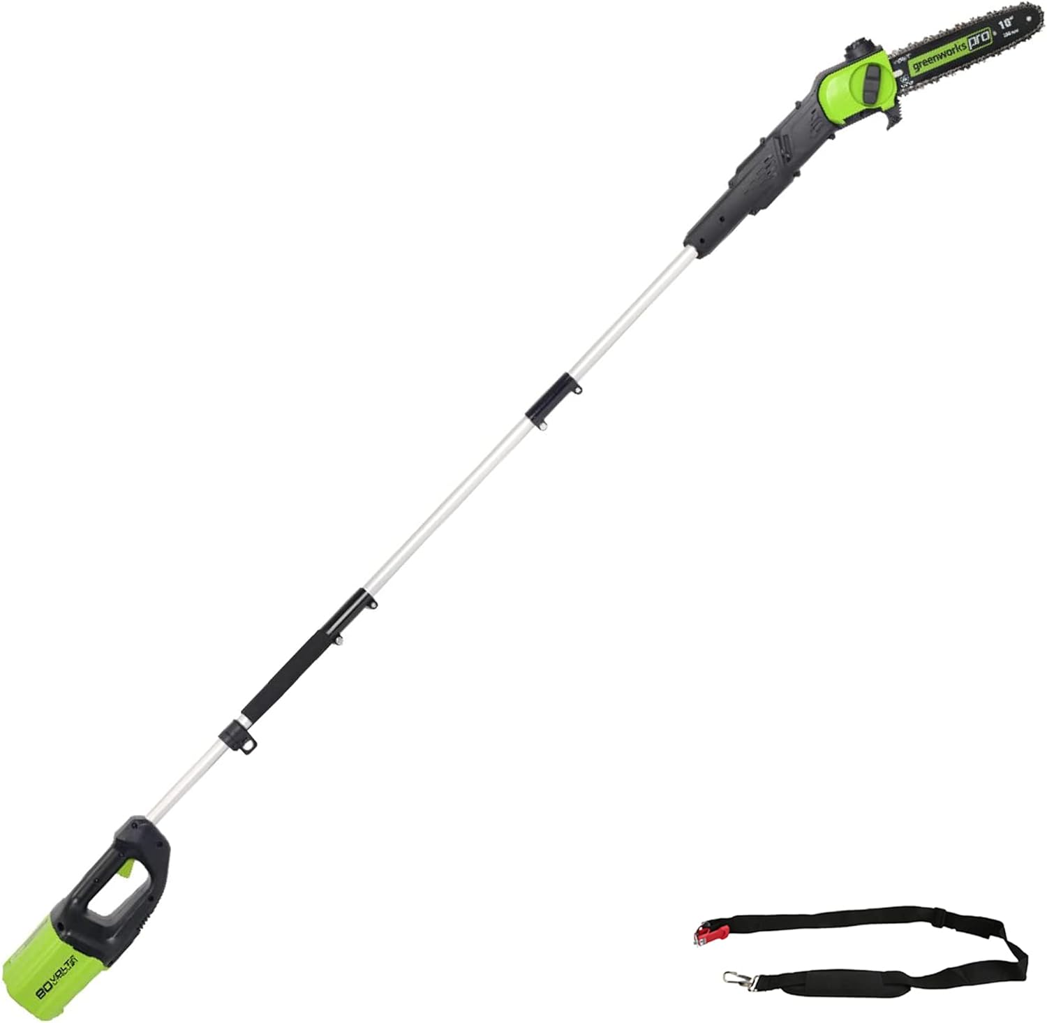 Greenworks 80V 10' Cordless Polesaw (Great For Pruning and Trimming Branches / 75+ Compatible Tools), Tool Only