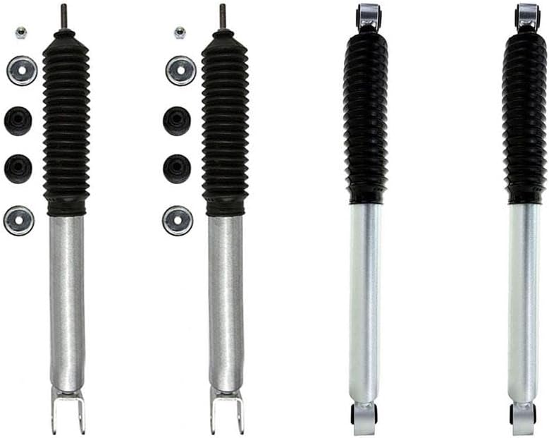 Front and Rear Shocks Kit, Shock Absorber Replacement - Car Shocks Set 4 fits Chevy Silverado 1500 Classic 2007-2007 fits GMC Sierra 1500 1999-2006 fits GMC Sierra 1500 Classic 2007-2007