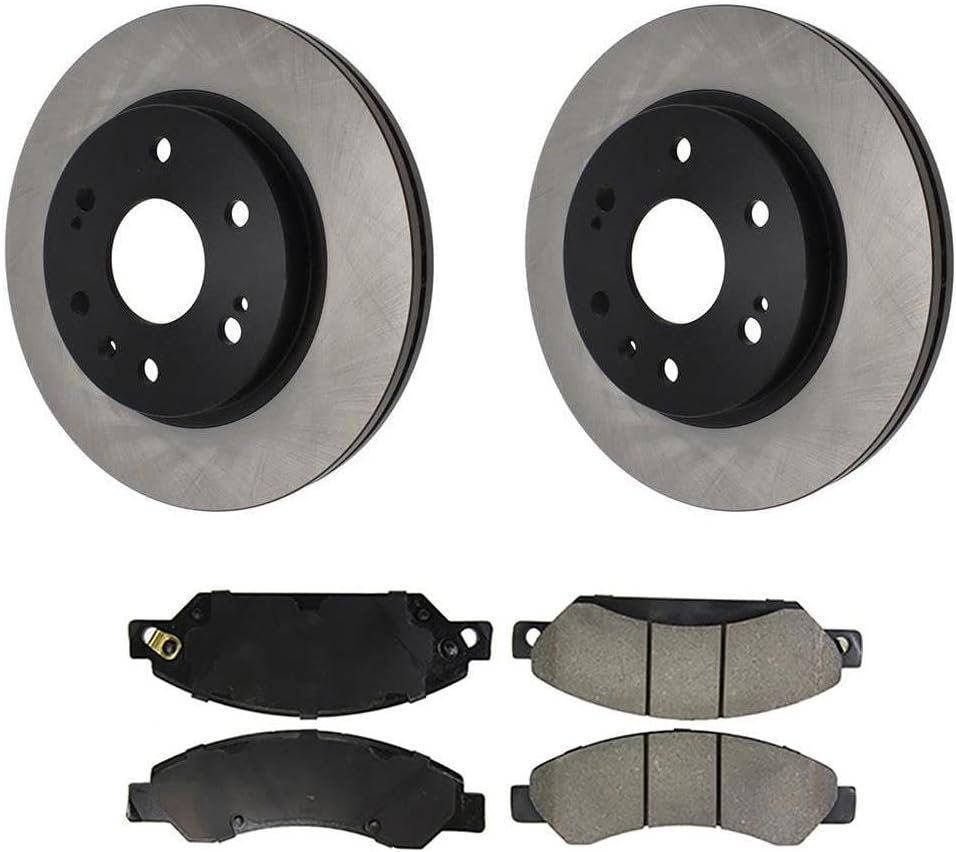 (4) Brakes and Rotors Kit Front Brake Pads and Rotors Kit, Brake Rotors Brake Pads for Chevrolet Avalanche 2007-2007 for Chevy Avalanche 2007-2007 for Chevrolet Silverado 1500 2005-2007