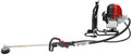 Portable Backpack 4 Stroke Brush Cutter 750W Gas Powered Lawn Mower Tool Multi-Function Weed Eater Hedge Trimmer Gasoline Tiller Cultivator for Lawn, Farmlands, Yard, Garden, Shrub Trimming