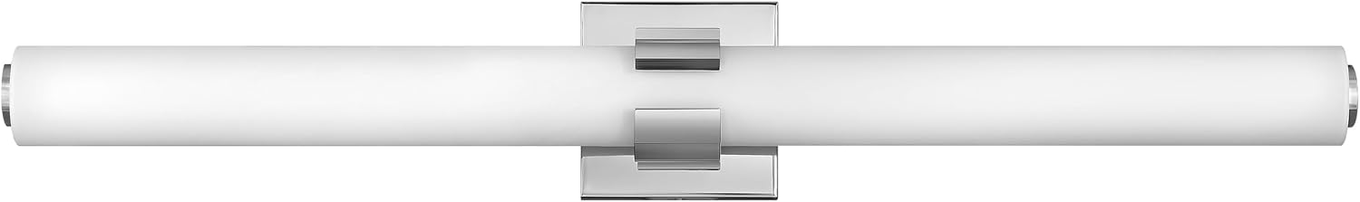Hinkley Aiden Collection 31.25' Integrated LED 53W Bathroom Vanity Light Fixture, Chrome