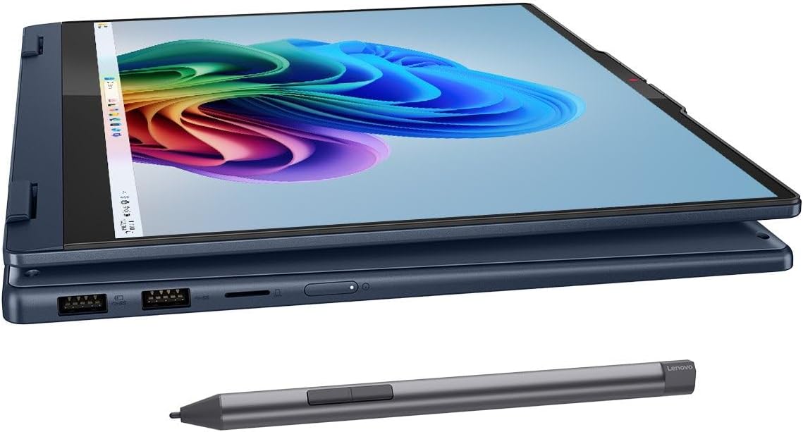 Lenovo IdeaPad 5 2-in-1 14' Touchscreen Laptop, AMD 8-Core Ryzen AI 7 350(>Intel i7-1355U), 16GB LPDDR5 RAM, 1024GB PCIE SSD, Copilot+ PC, WiFi 7, BT5.4, Backlit KB, W Pen&128G PSD, Win 11 Pro