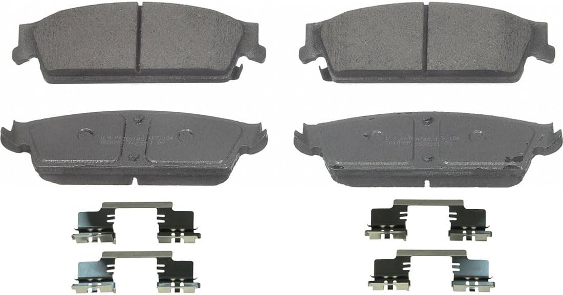 Pack of 4 Rear Brake Pads and Rotors Kit Automotive Replacement Brake Kits for Chevy Silverado 1500 2008-2013 for Chevrolet Suburban 1500 2007-2013 for Chevy Suburban 1500 2007-2013