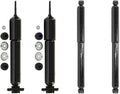 Front and Back Shocks Kit, Shock Absorber Replacement - Car Shocks Set 4 fits Chevy Silverado 1500 Classic 2007-2007 fits GMC Sierra 1500 1999-2006 fits GMC Sierra 1500 Classic 2007-2007