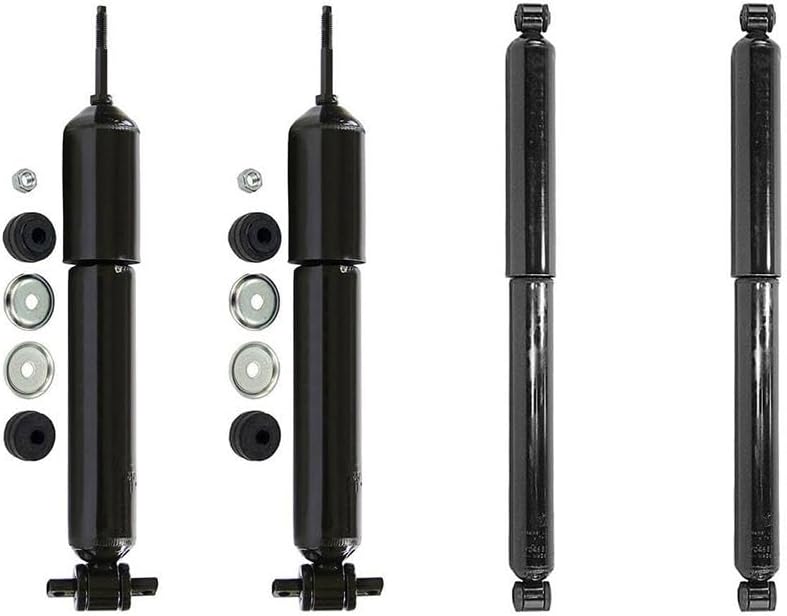 Front and Back Shocks Kit, Shock Absorber Replacement - Car Shocks Set 4 fits Chevy Silverado 1500 Classic 2007-2007 fits GMC Sierra 1500 1999-2006 fits GMC Sierra 1500 Classic 2007-2007