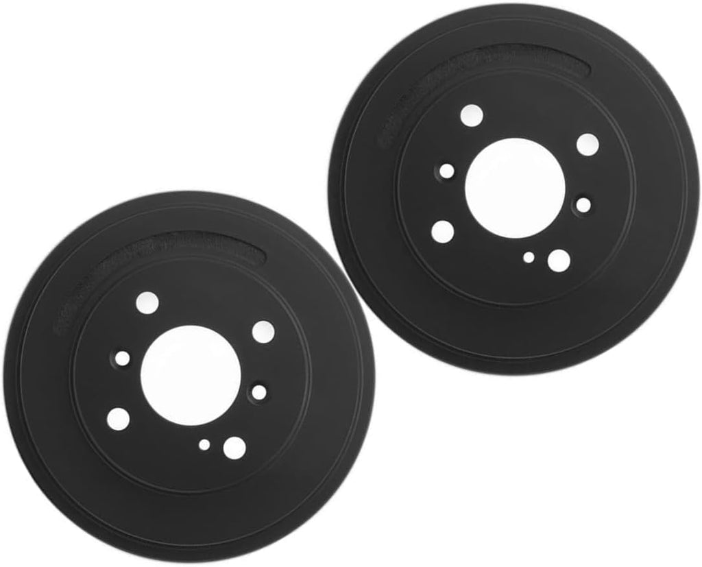 2 Piece Brake Drum Rear Drum Brakes fits Ford Fiesta,Figo 2016 2017