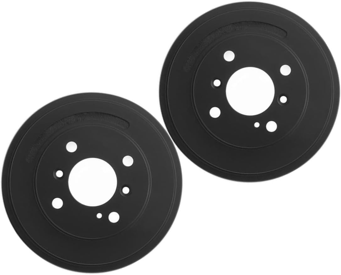 2 Piece Brake Drum Rear Drum Brakes fits Ford Fiesta,Figo 2016 2017