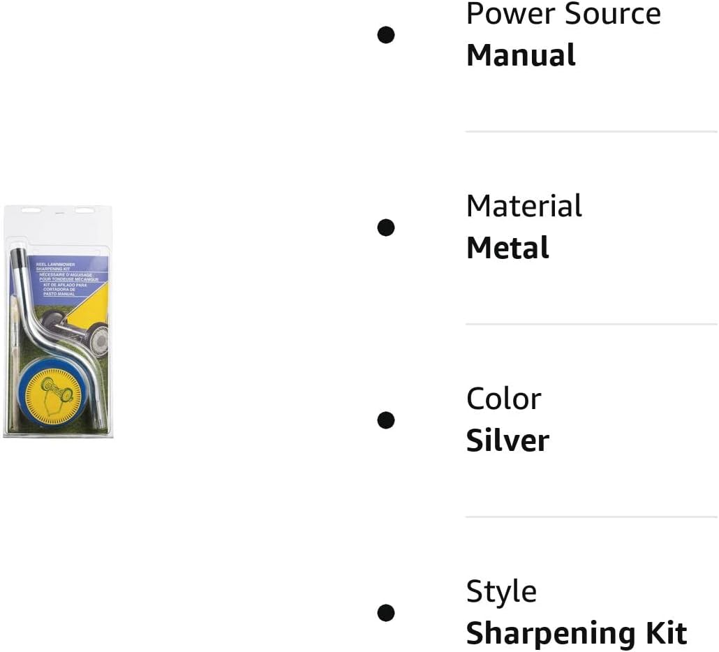 American Lawn Mower 16-inch 7-Blade Push Reel Mower + Sharpening Kit