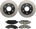 4X Front Brake Pads and Rotors Kit Replacement 2 Semi Metallic Brake Pads 2 Brake Rotors for Chevrolet Silverado 1500 2005-2007 for Chevy Silverado 1500 2005-2007