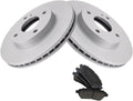 Front Side Vented Ceramic Coated Stop Power Disc Set Kit Brake Rotors and Pads for Ford for Fiesta 2011-2018 1822250859