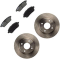 Front Brake Rotors and Pads Kit (3Pack) fits Ford Fiesta 2019 1.6L l4, fits Fiesta 2012 1.6L l4