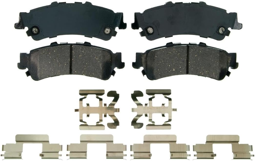 Automotive Replacement Brake Pads, 4X Ceramic Front Rear Disc Brake Pad Set AUTO DN for Chevrolet Silverado 1500 Classic 2007-2007 for Chevy Silverado 1500 Classic 2007-2007
