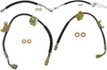Arrhythmic Brake Hose Front and Rear Brake Line Kit, 4Pcs Automotive Replacement Brake Hydraulic Hose for Chevrolet Silverado 3500 2001-2007 for Chevy Silverado 3500 2001-2007