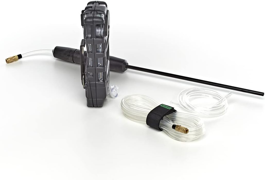 MSA 10116926 ALTAIR 5X Multi-Gas Detector - (LEL, O2, CO, H2S), 10' Line, 1' Probe, Charcoal Device with Monochrome Display, Portable Gas Monitor, UL/CSA, Includes Instrument/Line/Probe
