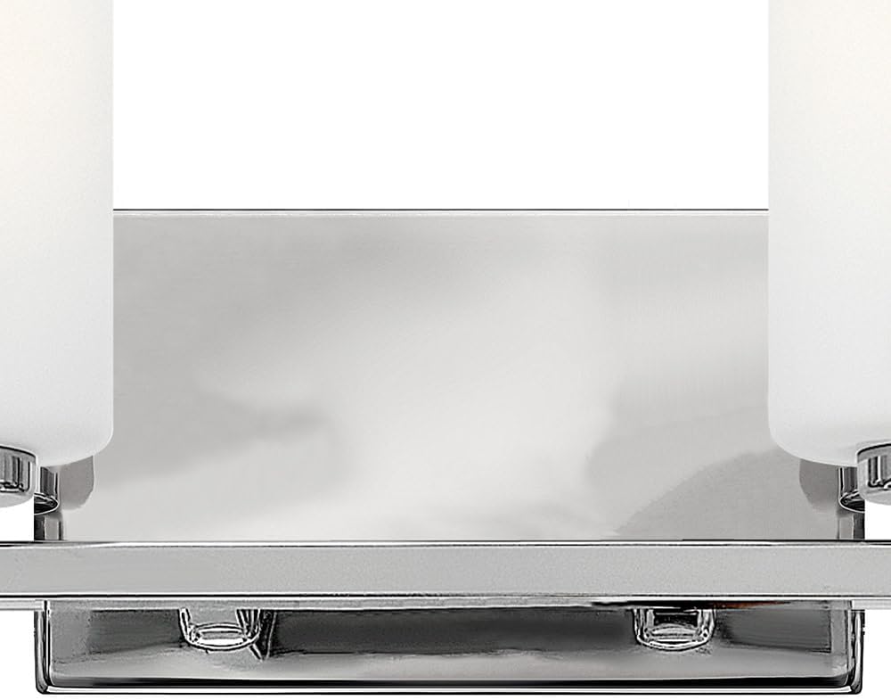 Hinkley Karlie Transitional Two Light Bathroom Vanity Fixture, Chrome