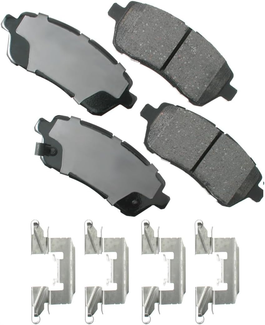 Arrhythmic Front Ceramic Brake Pads Kit Replacement Set (2) for Ford Fiesta 1.0L 2014-2017, for Ford Fiesta 1.6L 2011-2019, for Mazda 2 1.5L 2011-2014