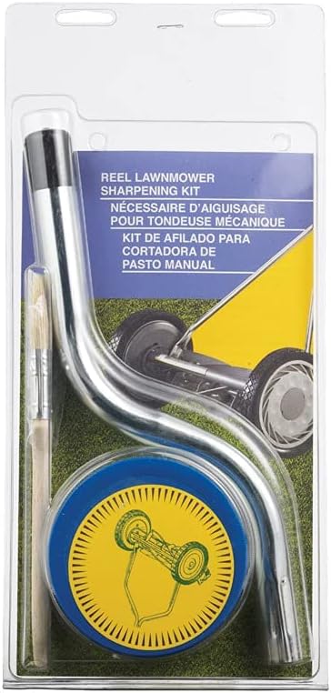 American Lawn Mower 16-inch 7-Blade Push Reel Mower + Sharpening Kit