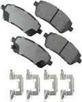 Arrhythmic Front Ceramic Brake Pads Kit Replacement Set (2) for Ford Fiesta 1.0L 2014-2017, for Ford Fiesta 1.6L 2011-2019, for Mazda 2 1.5L 2011-2014
