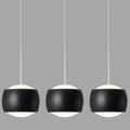 Modern LED Dimmable Pendant Light fixtures,Mini Island Pendant Lighting for Kitchen Island Dinning Room,Bedroom,Bar, Kitchen Island Ceiling Hanging Light Fixtures(black-3-Pack)