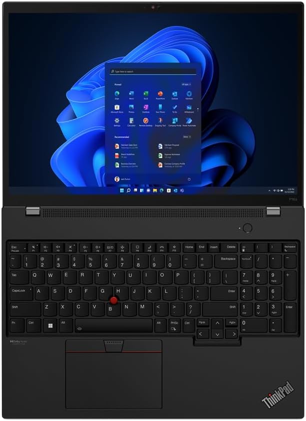 Lenovo ThinkPad P16s Mobile Workstation & Business Laptop (16' FHD+, Intel 12-Core i7-1260P, 32GB RAM, 1TB SSD, NVIDIA T550), Backlit Keyboard, Webcam, Wi-Fi 6E, IST Cable, Win 11 Pro, Black - 2024