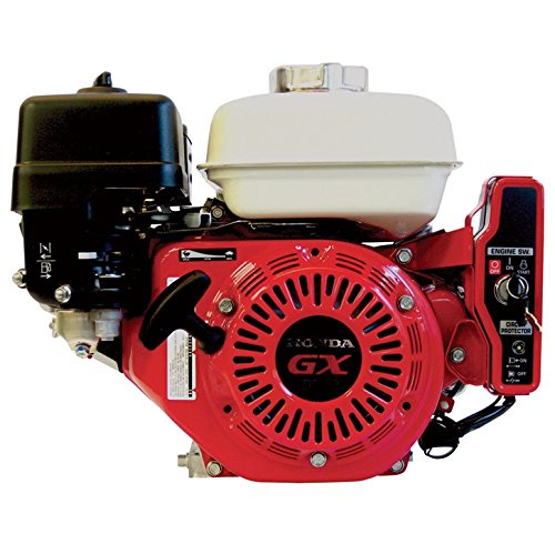 Honda GX160 Gas Engine with Electric Start, GX160UT2XQXE2, Straight Shaft with 3/4' Diameter x 2.43' Length, 3/16' Keyway, Net Power Output: 4.8 HP (3.6 kW) at 3,600 RPM