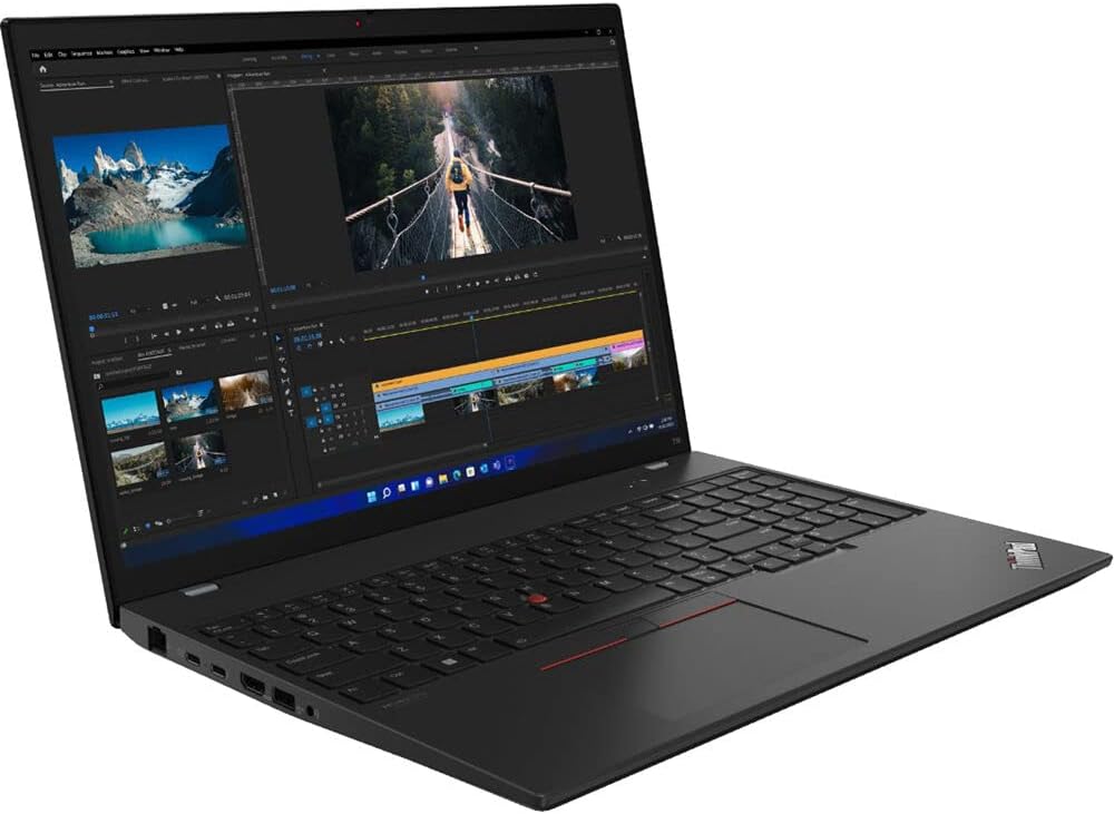 Lenovo ThinkPad T16 Gen 1 2023 Laptop 16' WUXGA IPS Touchscreen 12-Core Intel i7-1260P 16GB RAM 512GB SSD Iris Xe Graphics Thunderbolt 4 Wi-Fi 6E Backlit KB Fingerprint Windows 11 Pro w/ONT 32GB USB