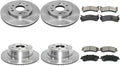 ‎A-Partrix Brakes and Rotors - Front and Back Brake Pads and Rotors Kit, High Performance Brake Kits Replacement fits Chevy Silverado 1500 2007-2007 fits GMC Sierra 1500 2007-2007