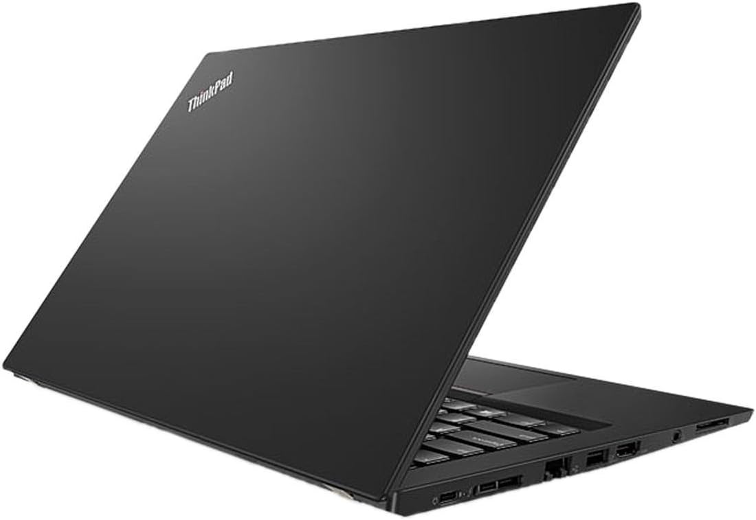 Lenovo ThinkPad T480s Windows 10 Pro Laptop - Intel Core i7-8650U, 16GB RAM, 500GB SSD, 14' IPS FHD (1920x1080) Matte Display, Fingerprint Reader, Black Color