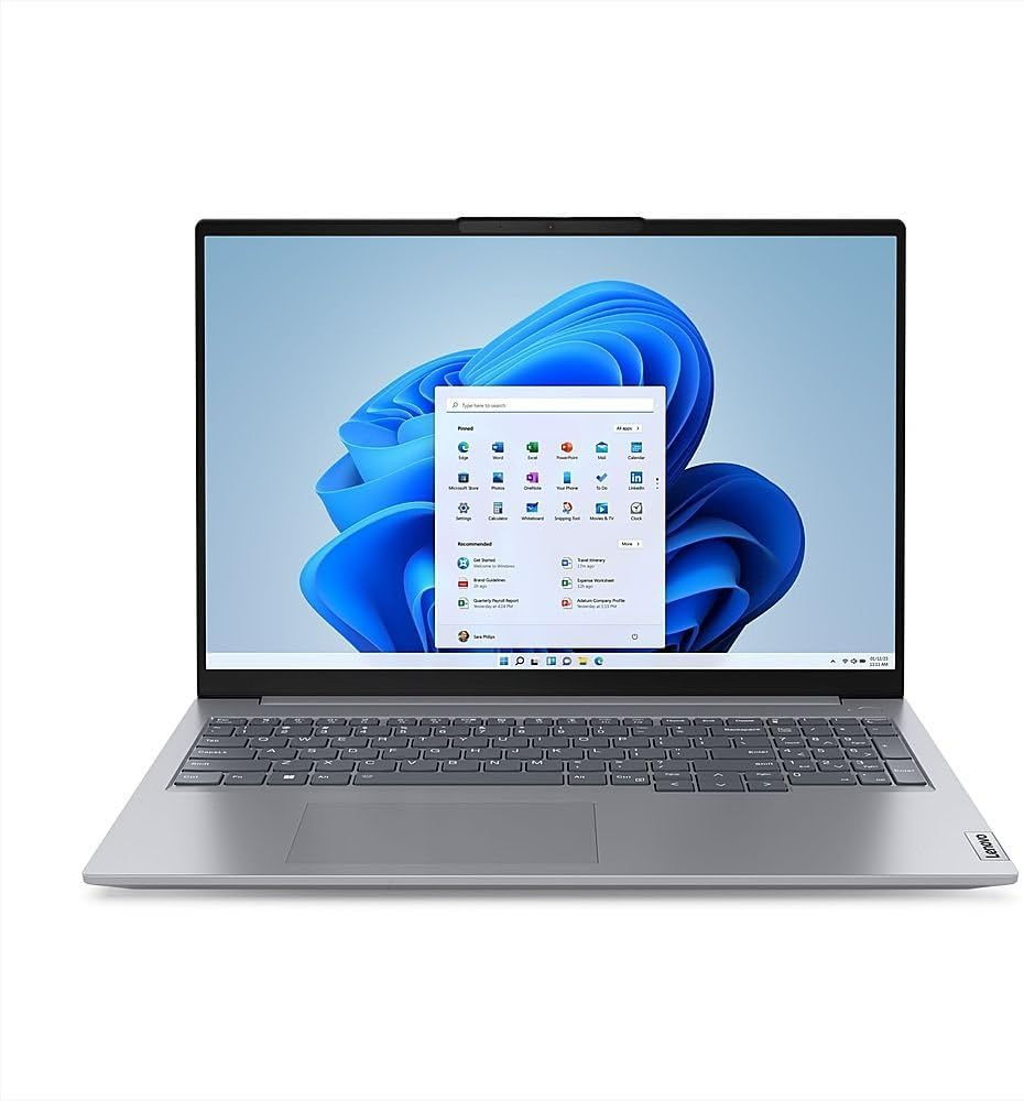 Lenovo 2025 ThinkBook 16 G7 IML 16' WQXGA 120Hz IPS Laptop 16-Core Intel Core Ultra 7 155H 64GB DDR5 4TB NVMe SSD Thunderbolt 4 USB-C WiFi AX RJ-45 BT Webcam HDMI2.1 Backlit KB Windows 11 Pro