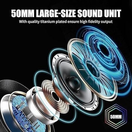 Gaming Headset with Microphone Compatible with PC Laptop Over-Ear Headphones Noise Canceling Mic 7.1 Stereo Surround Sound Colorful Dazzling Vibrating Gaming Headset