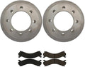 4X Replacement Rear Brake Rotors and Ceramic Brake Pads Brake Kit AUTO DN for Chevrolet Silverado 3500 2001-2007 for Chevy Silverado 3500 2001-2007 for Chevrolet Silverado 3500 Classic 2007-2007