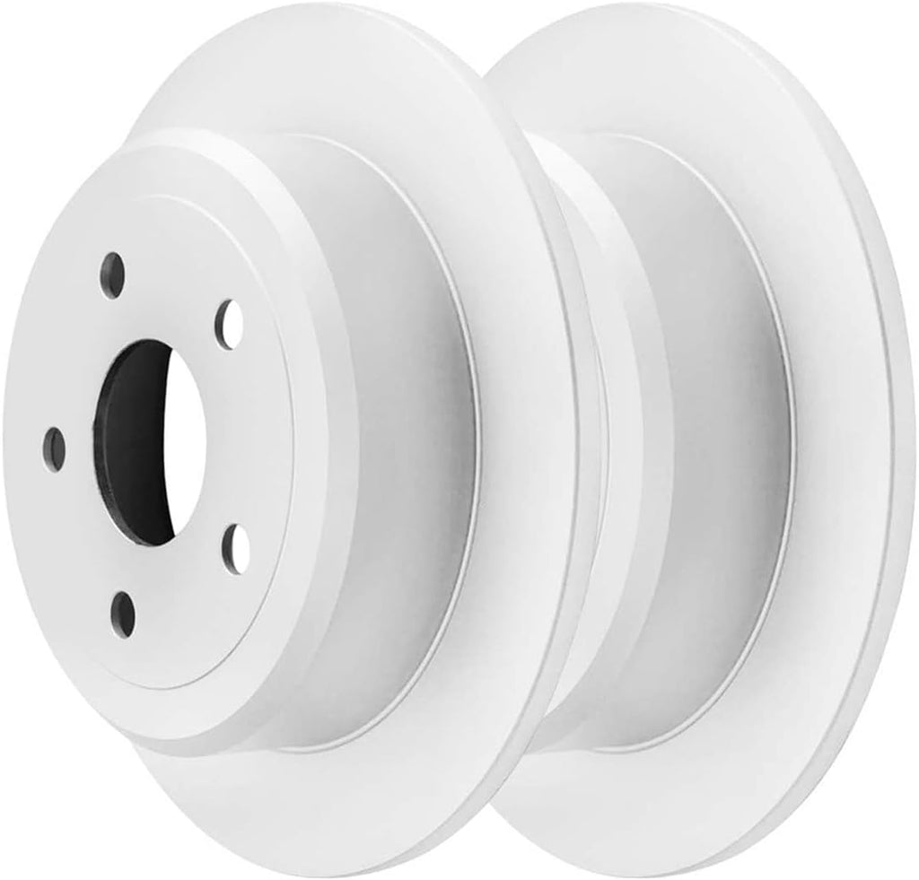 AutoShack Front & Rear Brake Rotors & Premium Pads for Jeep, Wrangler 2007-2017 Wrangler JK 2018, 4WD RWD V6 3.6L 3.8L - Coated - ArmorStop