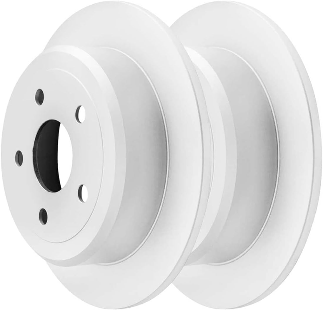 AutoShack Front & Rear Brake Rotors & Premium Pads for Jeep, Wrangler 2007-2017 Wrangler JK 2018, 4WD RWD V6 3.6L 3.8L - Coated - ArmorStop