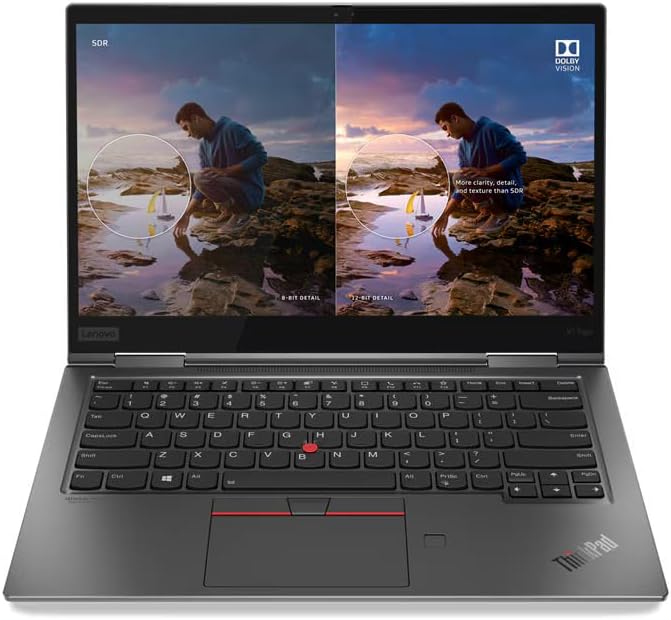 Lenovo ThinkPad X1 Yoga G5 14' Touch Laptop i7-10610U 16GB 256GB W11P (Renewed)