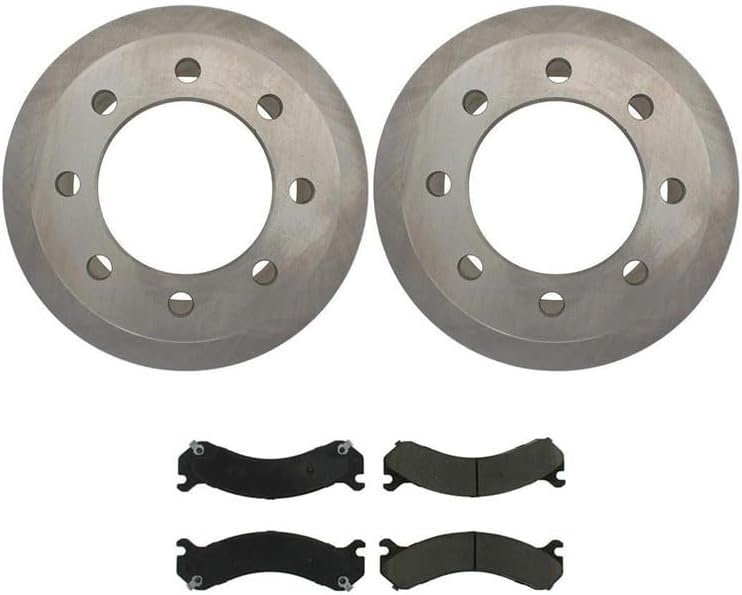 3X Rear Brake Pads And Rotors Kit Brake Pads And Rotors Brake Pads for Chevrolet Silverado 3500 2001-2007 for Chevy Silverado 3500 2001-2007 for Chevrolet Silverado 3500 Classic 2007-2007