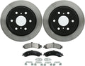 Pack of 4 Rear Brake Pads and Rotors Kit Automotive Replacement Brake Kits for Chevrolet Silverado 1500 Classic 2007-2007 for Chevy Silverado 1500 Classic 2007-2007
