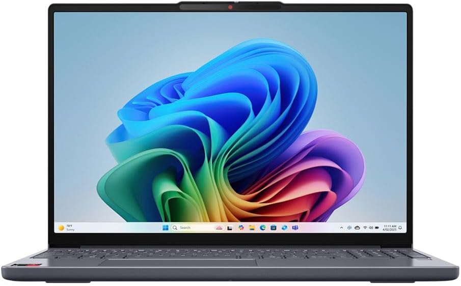 Lenovo IdeaPad Slim 3 15Q8X10 83N3004BUS 15.3' Copilot+ PC Notebook - WUXGA - Qualcomm Snapdragon X X1-26-100-16 GB - 1 TB SSD - English Keyboard - Luna Gray - Qualcomm Chip - 1920 x 1200 - Windows