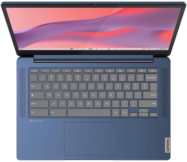 Lenovo 2023 Ideapad Slim 3, 14' (1920 x 1080) FHD Touchscreen Chromebook Slim Thin Laptop, 8-Core MediaTek Kompanio 520, 4GB RAM, 64GB eMMC, WiFi 6, Chrome OS, Abyss Blue, EAT 64GB Micro SD