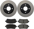Brakes and Rotors, set of 6 Front Brake Pads and Rotors Kit fits Ford Fiesta 1.6L 2011 2012 2013 2014 2015 2016 2017 2018 2019, fits Ford Fiesta 1.0L 2014