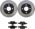 3PCS Front Brakes and Rotors Kit, Disc Brake Pads and Rotor Brake kit fits Ford EcoSport 2012 2011 2010 2009 2008 2007 2006 2005 2004 fits Ford Fiesta 2009 2008 2007 2006 2005 A1898