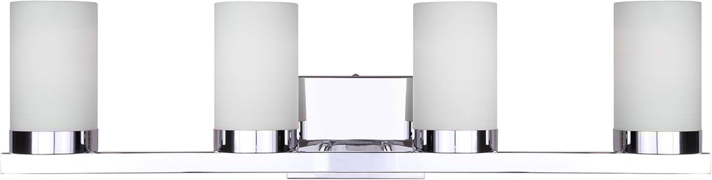 Canarm IVL429A04CH Milo 4-Light Bath Vanity Light, Chrome
