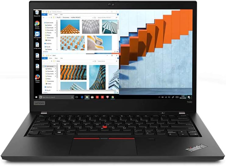 Lenovo Thinkpad T490 Laptop (20N2-0042US) Intel i7-8665U, 16GB RAM, 512GB SSD, 14-inch WQHD 2560x1440, Win10 Pro, MicroSD Card Reader, Fingerprint, IR 720p Webcam, Backlit KB