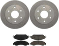 Brakes and Rotors Kit - 3PCS Front Disc Brake Pads and Rotors, Brake kit for Chevrolet Silverado 1500 2005-2007 for Chevy Silverado 1500 2005-2007