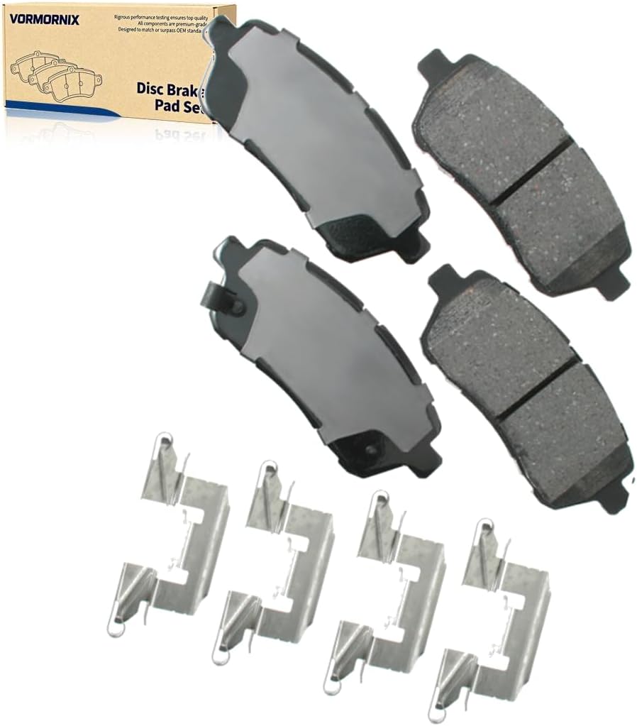 Automotive Replacement Brake Pads Front Disc Brake Pad Set for Ford Fiesta 2011-2019 for Mazda 2 2011-2014 Replacement AE8Z-2001-C, AE8Z-2001-A, AE8Z-2001-B 1 PCS