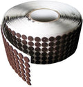 The Felt Store Button Rolls – ½ Diameter Medium Duty Felt Pads – 1/8' Thick, Floor & Furniture Protectors, Brown - 5700 PCS